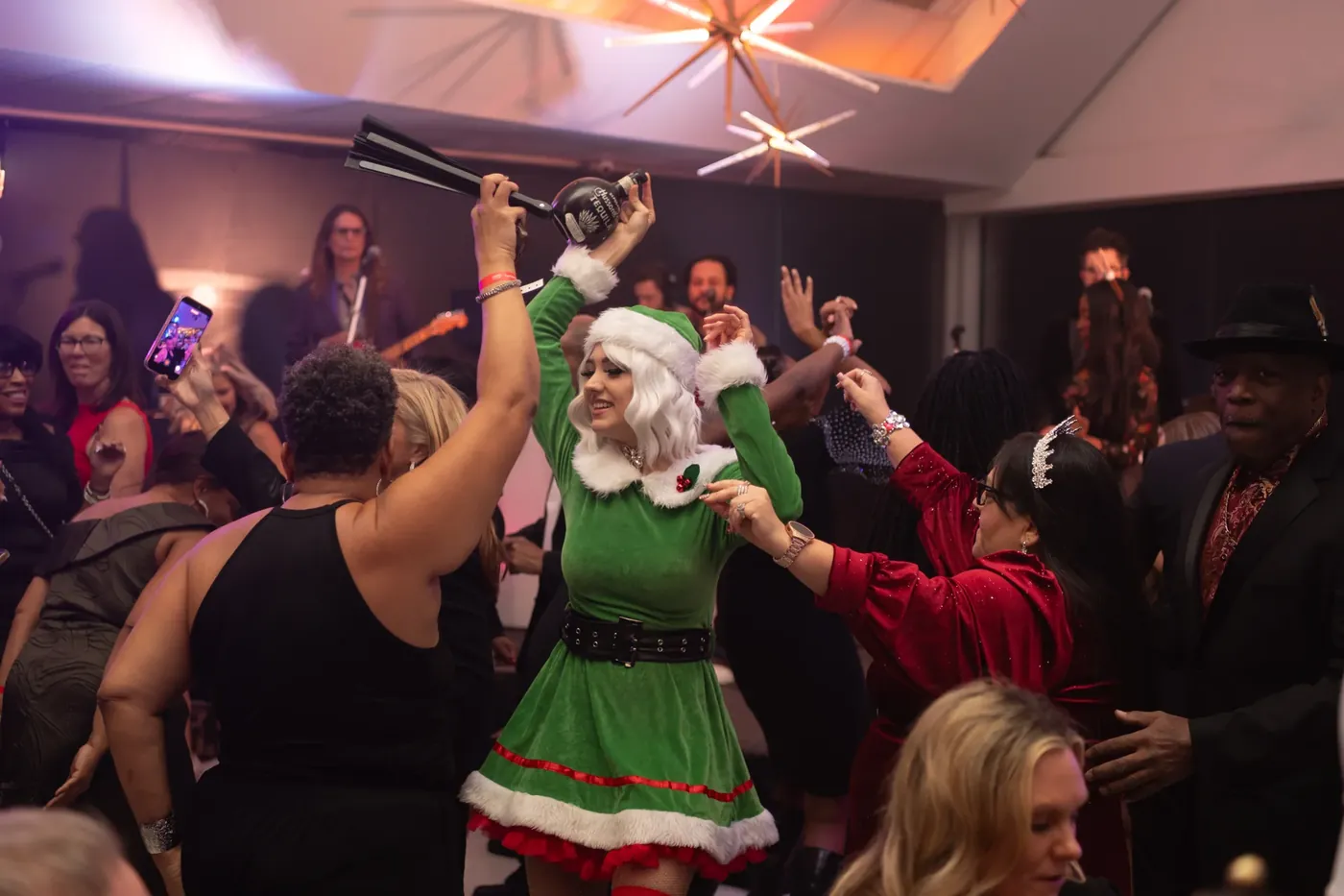Elf on the dance floor